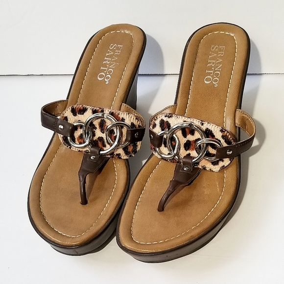 Franco Sarto Shoes - Franco Sarto | Leopard Wedges size 7.5